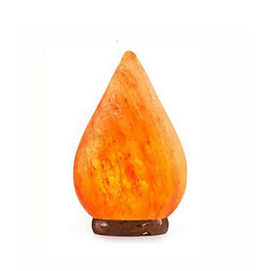 wholesale 100% natural Tear Drop Himalayan Salt Lamps Complete Package Electric Cord and Bulb Organic Material salt lamp