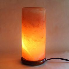 Himalayan Salt Cylinder Shape salt lamp with Electric Cord Lamp for Home and Office Decoration Available in Bulk Price 0EM