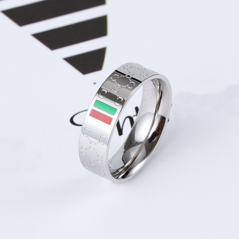 Personalized Hip Hop  Rings For Men Stainless Steel Ring Sets From Factory for cucci