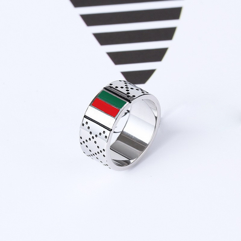 Personalized Hip Hop  Rings For Men Stainless Steel Ring Sets From Factory for cucci