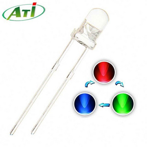 Low RGB led price 2 pin 5mm 3mm round RGB Led diode lighting