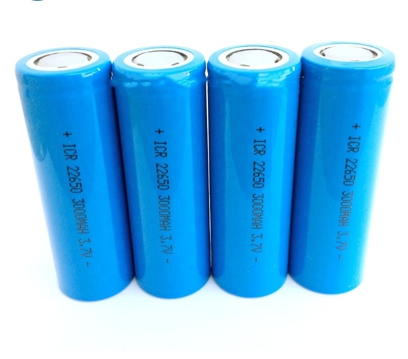 High Quality 22650 3.7V 3000mAh Rechargeable Li-ion Batteries 3.7V 22650  2000mAh--3000mAh  Rechargeable  Lithium ion Battery