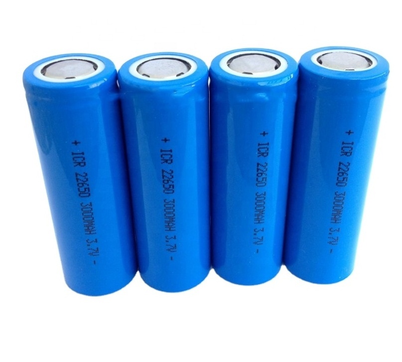 High Quality 22650 3.7V 3000mAh Rechargeable Li-ion Batteries 3.7V 22650  2000mAh--3000mAh  Rechargeable  Lithium ion Battery