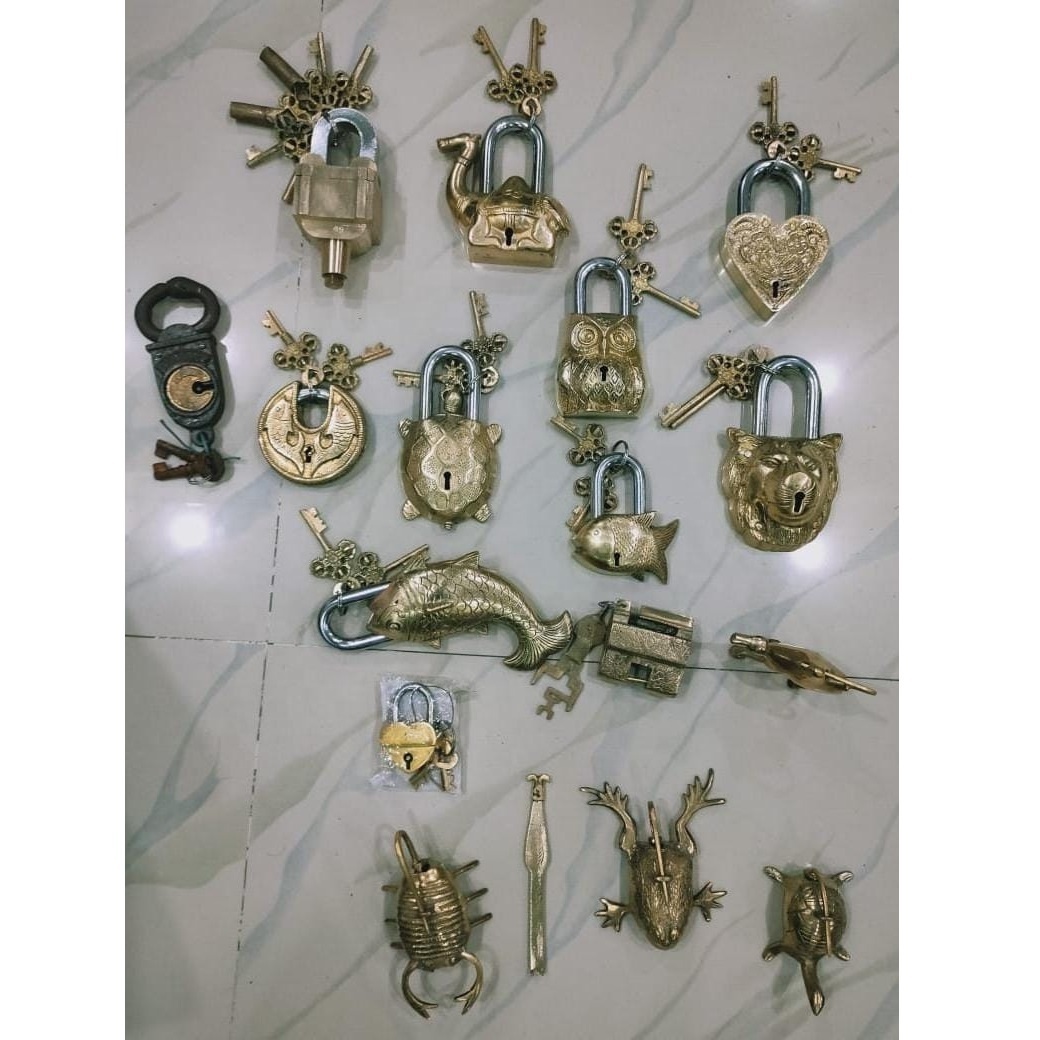 Handmade Metal Vintage Lock see many locks per design Stylish & Unique Iron Locks Standard & Attractive Gold Locks Top Selling