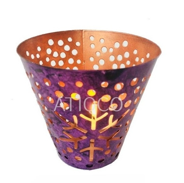 Decoration Iron Tea Light Votive Latest Modern & Smart Metal Candle Holder Decoration For Party Top Selling Holder