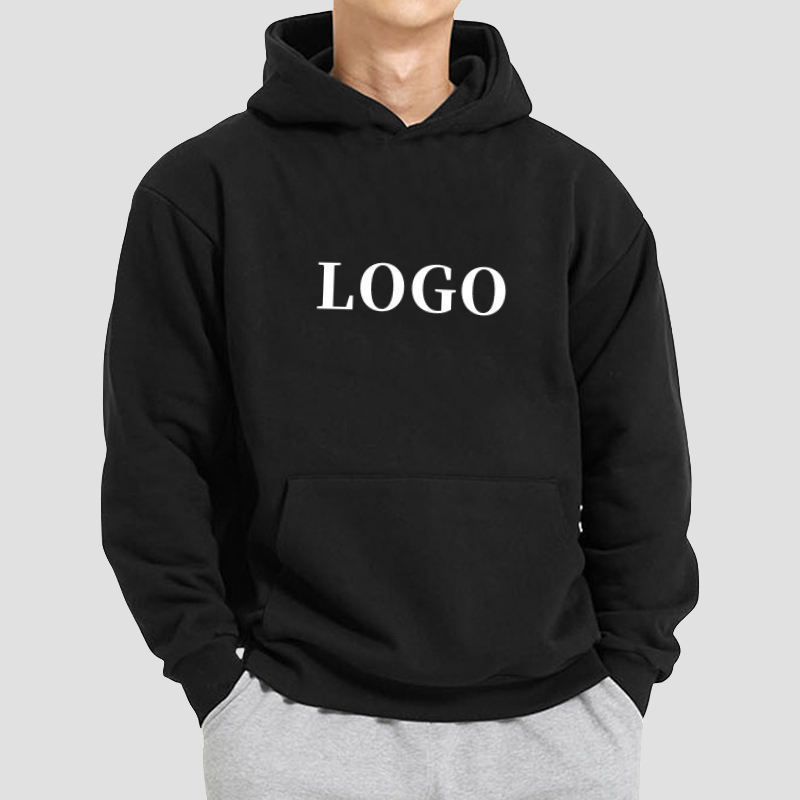 Yite Custom Logo Heavyweight 500 GSM Hoodie with No String Oversized 100% Cotton Fleece Essentials Cropped Hoodie Men