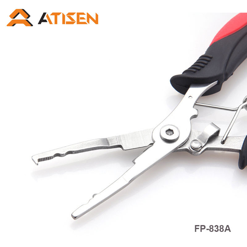 Hot Selling  Fishing Scissors Stainless Steel  And On Board Multi Tool Fishing Accessories Pliers Cut fishing line