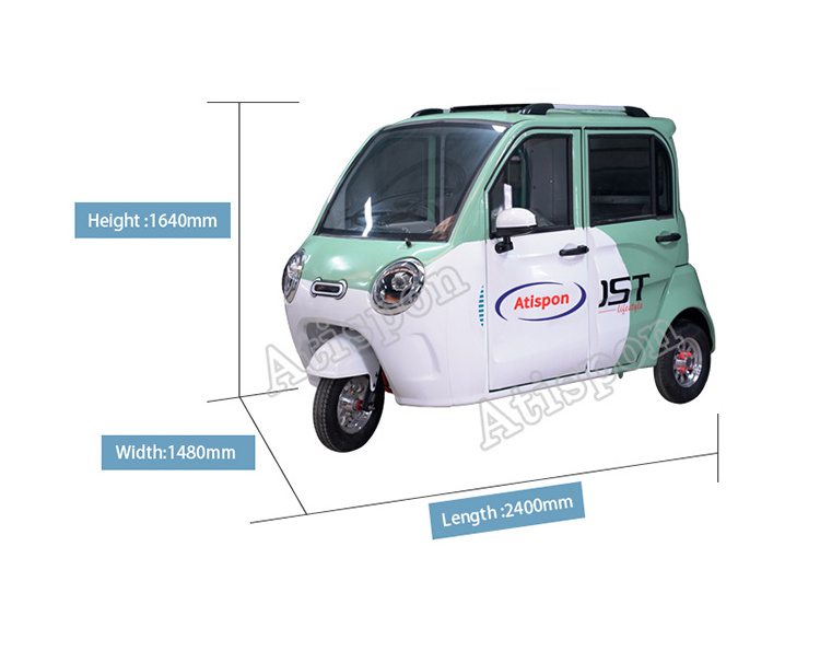 Sale Electric Tricycle Three Seats  Electric Vehicle For 3 Adults With Best Price Of China Manufacturer