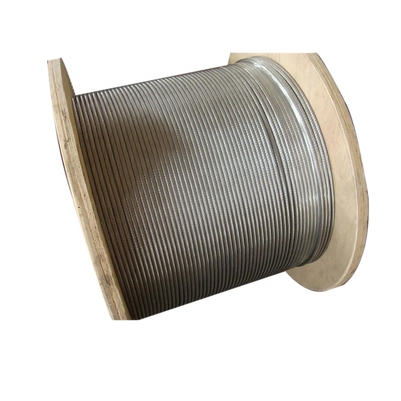 7x7 6x9 6x19 7x19 6x36 Galvanized Carbon Steel Cable aisi304 316 Stainless Steel Wire Rope Manufacturer