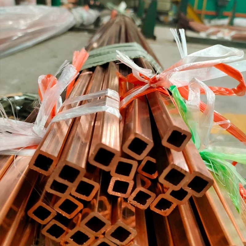 C11000 C10200 C12000 C12200 copper tube rectangular copper pipe  square copper tube