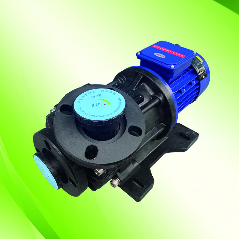 High-temperature magnetic drive chemical-resistant magnetic pump, the pump head material is FRPP/PVDF