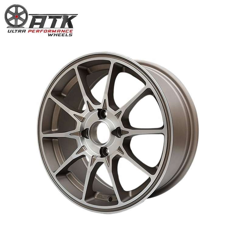 4*100 5*114.3 Alloy Passenger Car Wheels 4 5 Holes Suitable for Honda Civic Fit Fengfan Xrv Toyota Volkswagen Polo