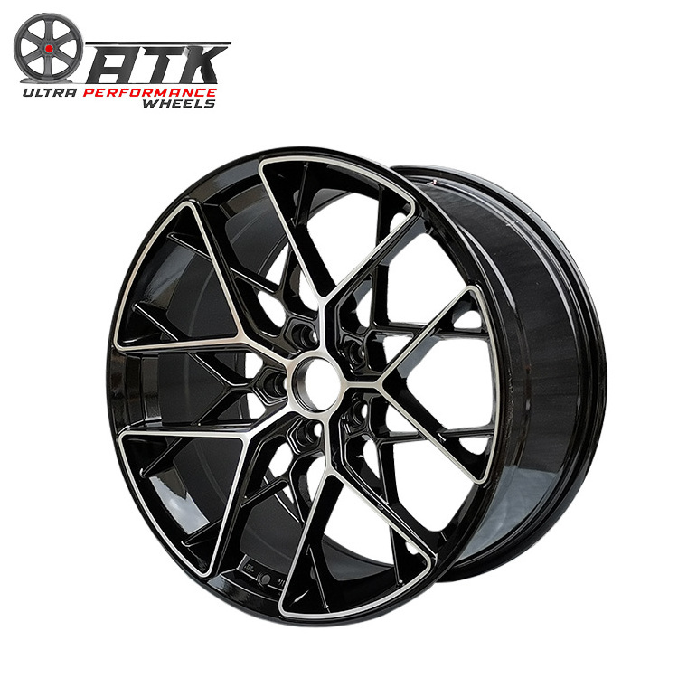 Flow Forming 19*9.5 Commercial Car Custom Casting Aluminum Alloy Car Rims Passenger Car Wheels