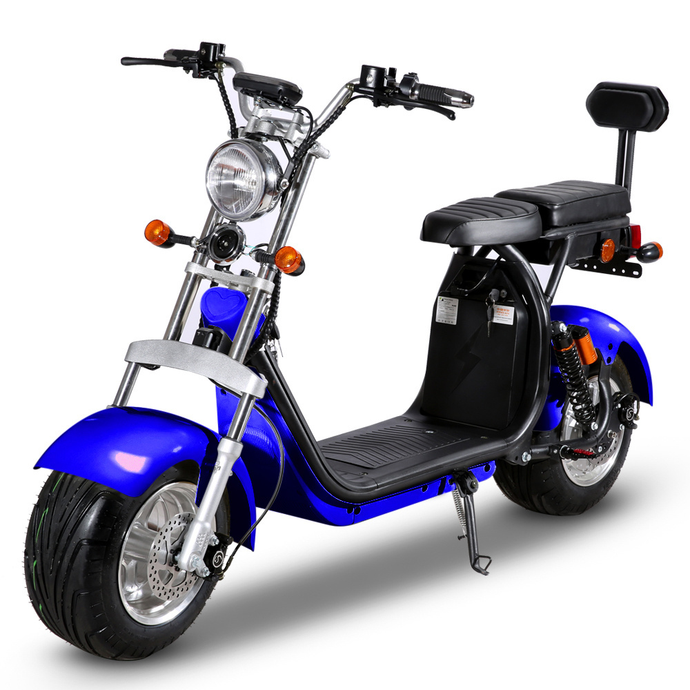 eHoodax 10 inch big wheel long distance e scooter electric fat tire fast speed 45mph scooter with EEC COC Europe road legal