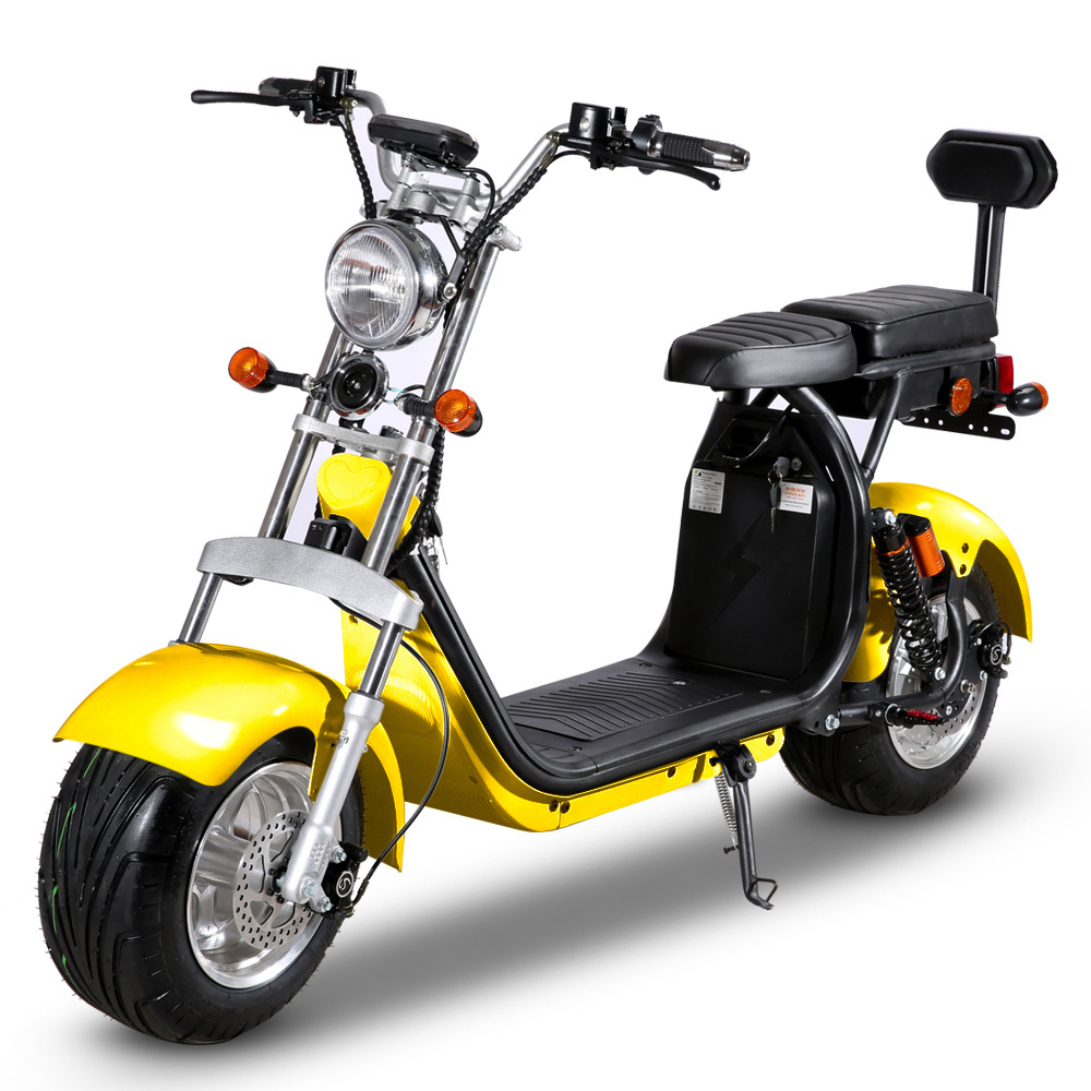 eHoodax 10 inch big wheel long distance e scooter electric fat tire fast speed 45mph scooter with EEC COC Europe road legal