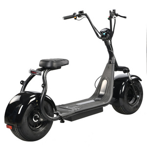 [USA Stock]18 Inch bigger wide wheels 60v adult Electric Scooter powerful with shock absorb e scooter 20ah city road 50km