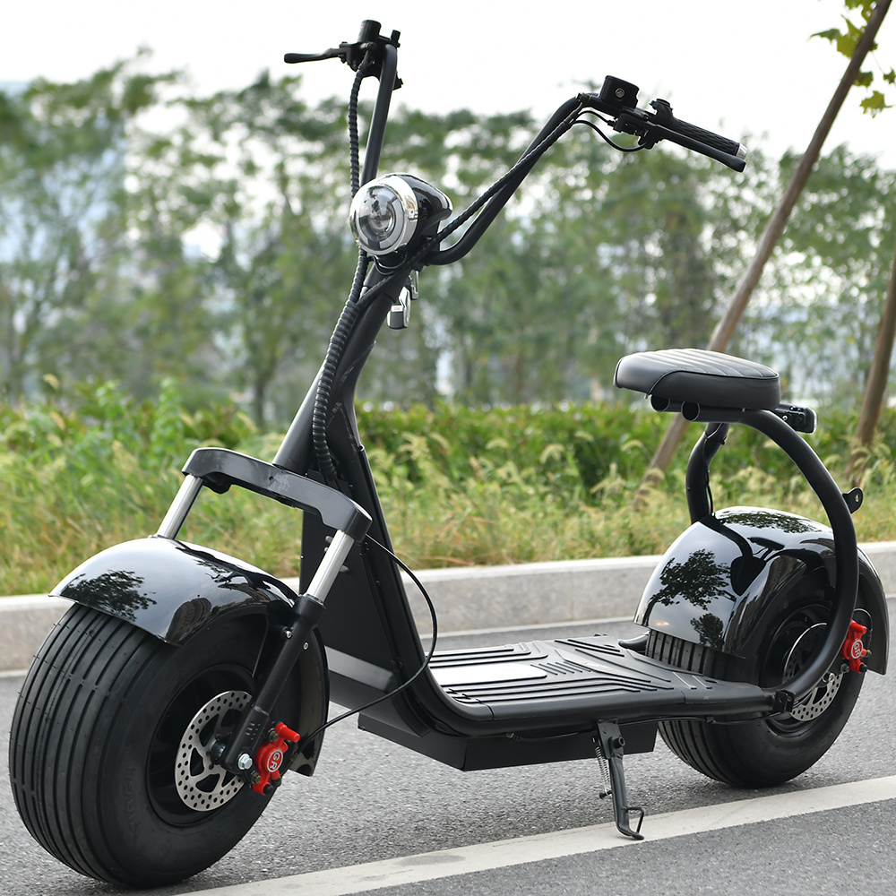 [USA Stock]18 Inch bigger wide wheels 60v adult Electric Scooter powerful with shock absorb e scooter 20ah city road 50km