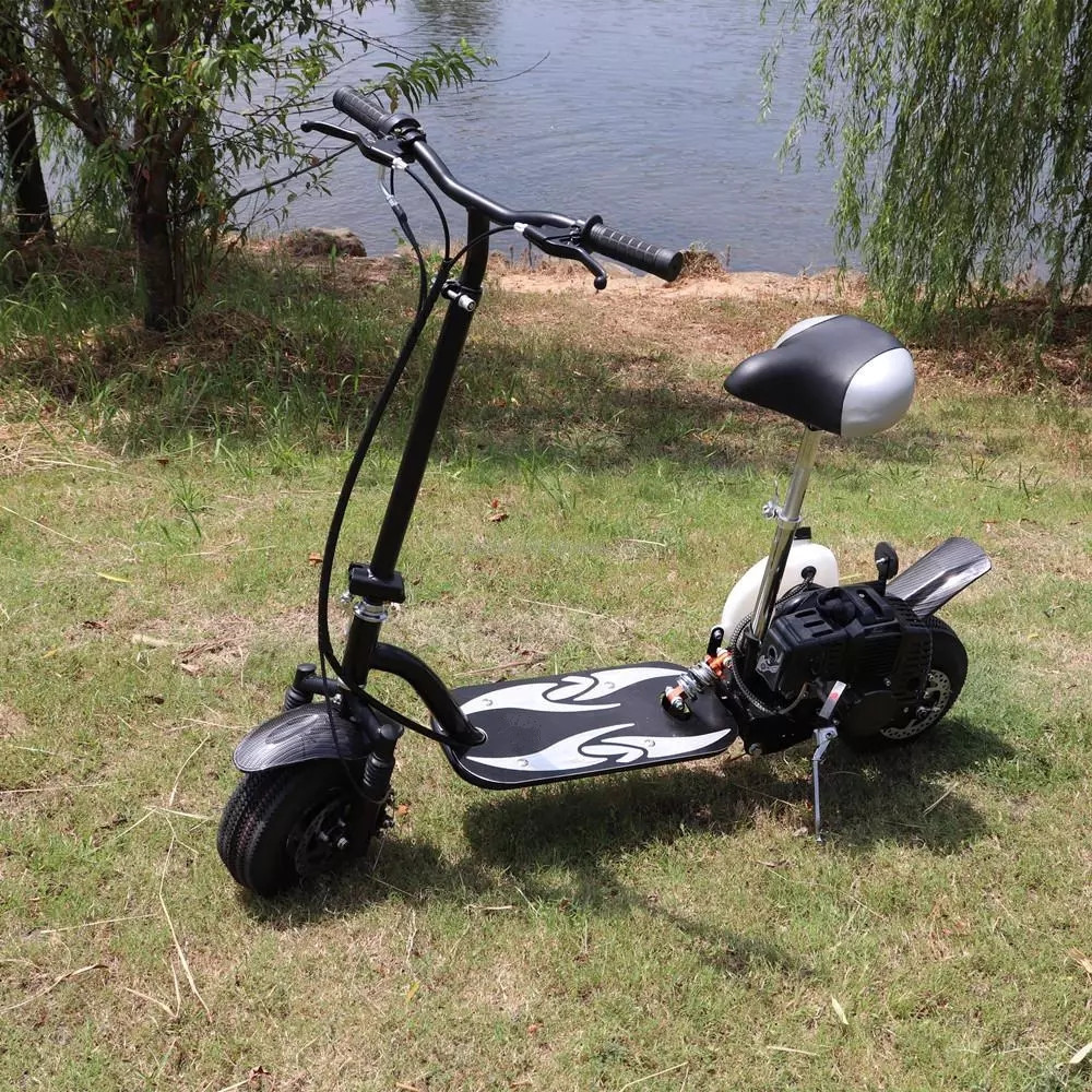 Custom hot sale gas scooter moped adult gas scooter 49cc 71cc fastest gas scooter