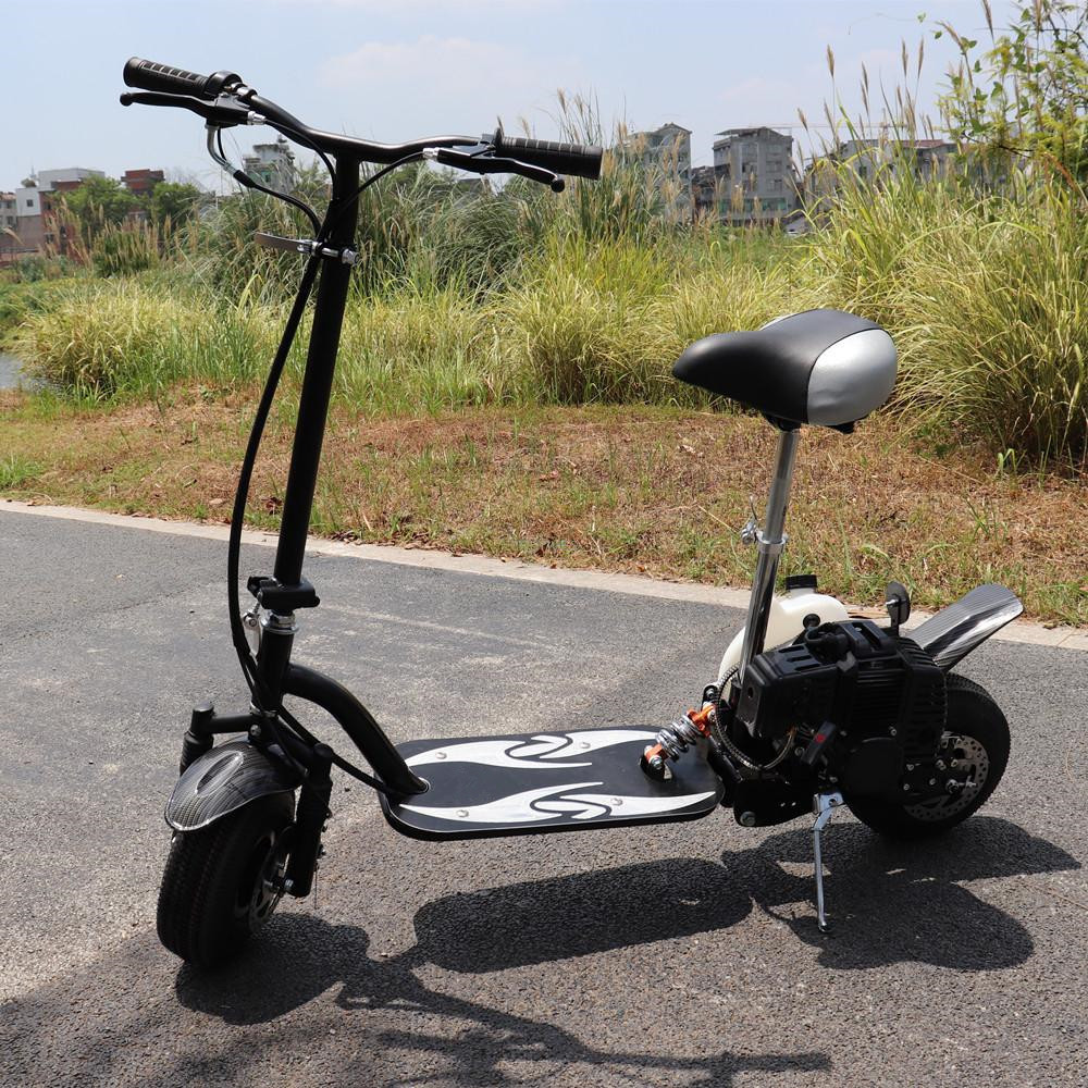 Custom hot sale gas scooter moped adult gas scooter 49cc 71cc fastest gas scooter