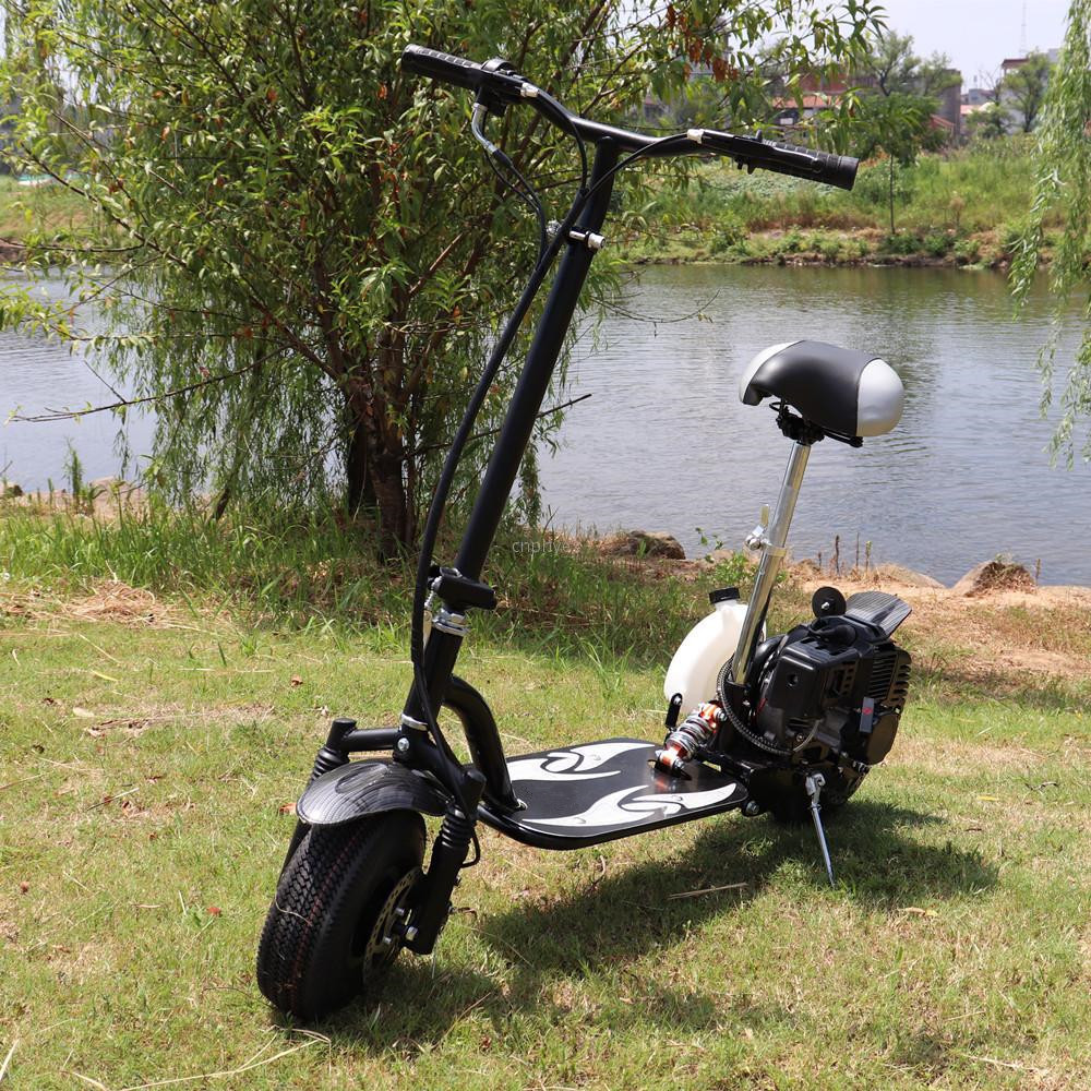 Hot Selling 71cc gas  Fat Tire Fast Folding epa petrol scooter