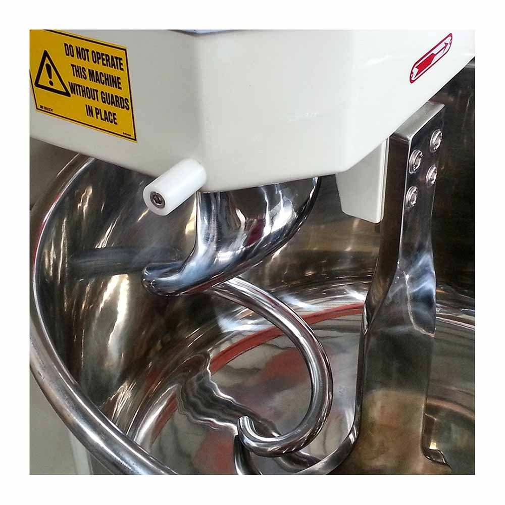 flour kneader machine 150 kg spiral dough mixer bakery bread making machine pizza baking equipment