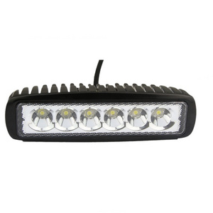 18W 6inch led auto day light lamps spot light for car atv farm vehicles 12V LED work light bar