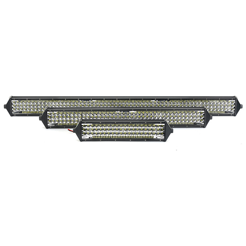 Factory supply 10 inch 137W triple 5 rows off road led light bar  bright 137leds truck ATV 4x4 boat tractor  led work light