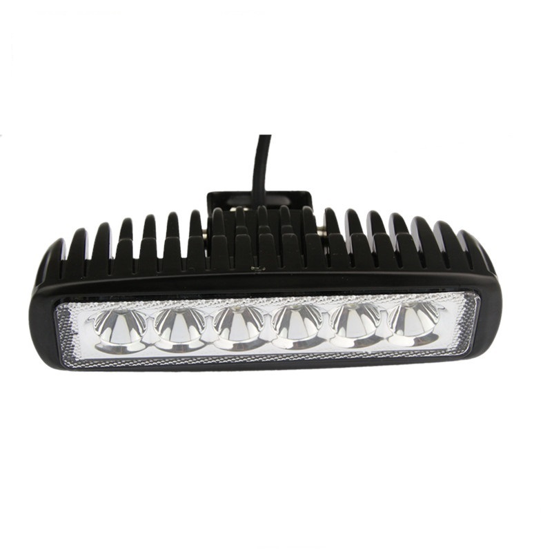 18W 6inch led auto day light lamps spot light for car atv farm vehicles 12V LED work light bar