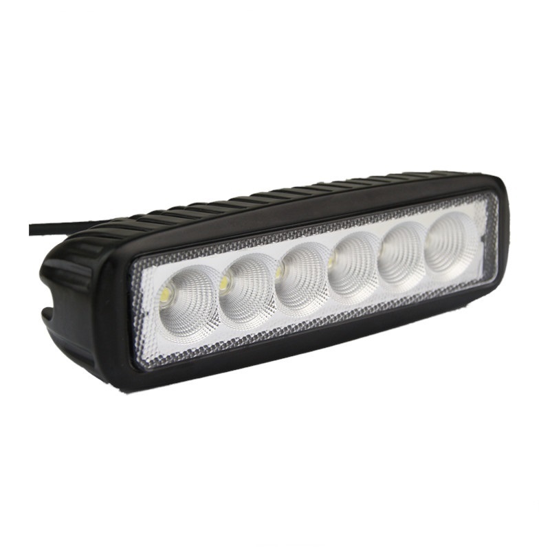 18W 6inch led auto day light lamps spot light for car atv farm vehicles 12V LED work light bar