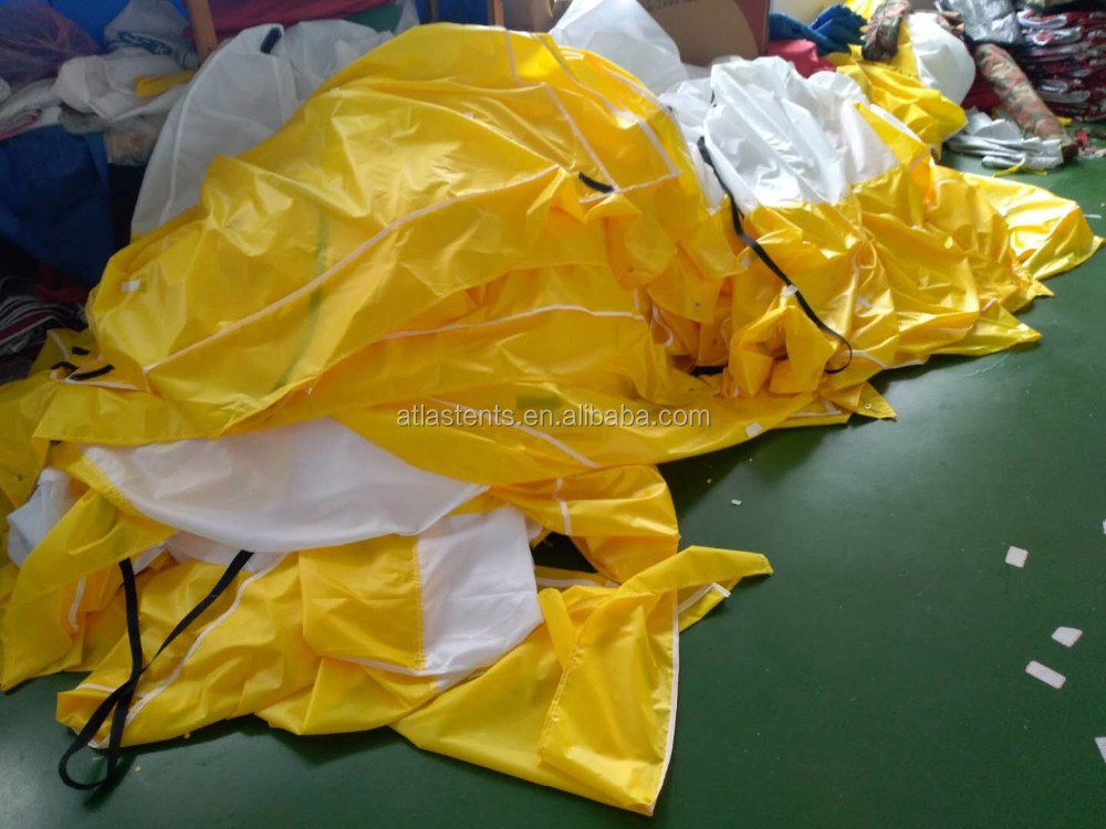 2.2x2.2m yellow white pop up work tent for sale