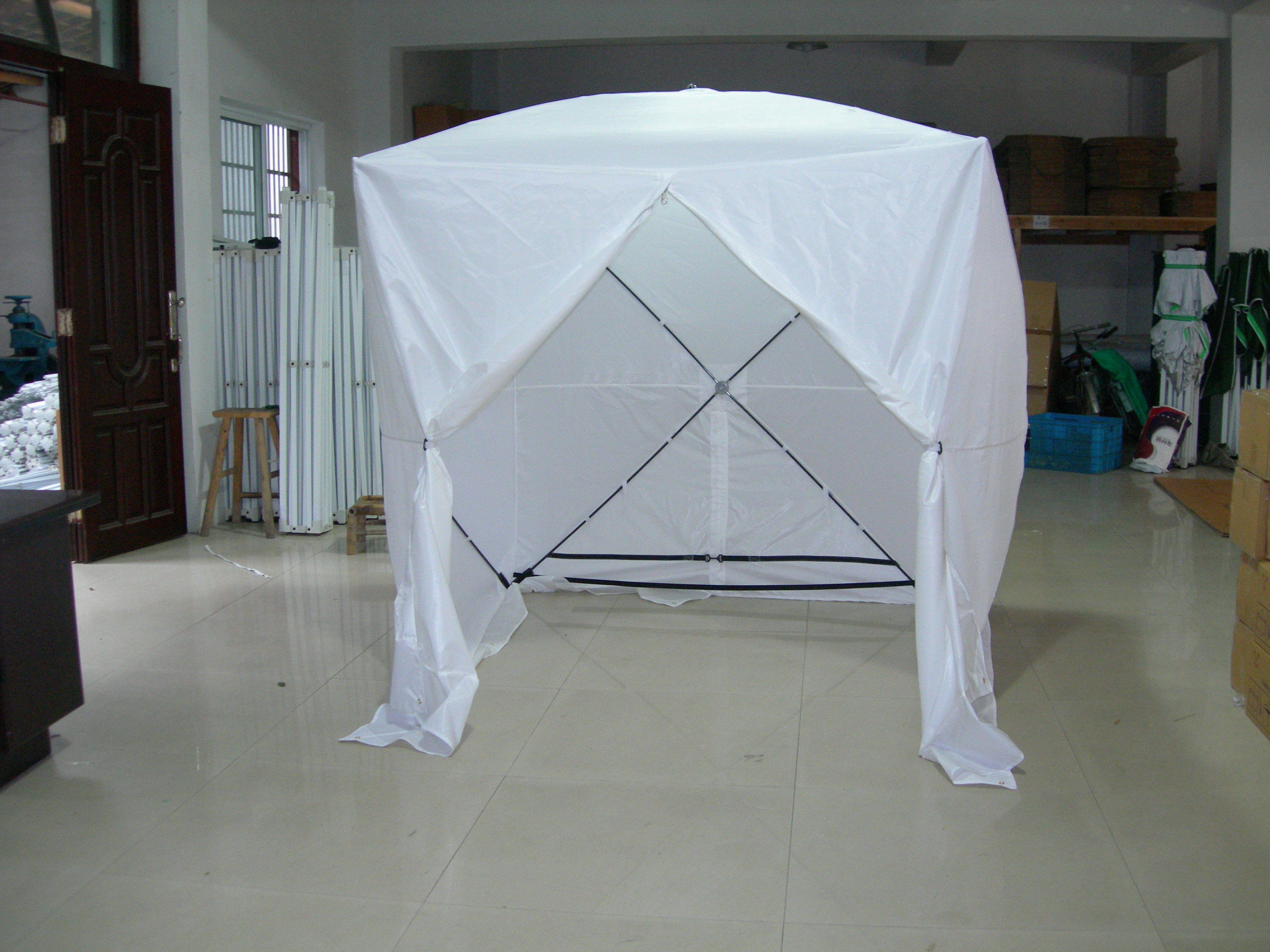 2.2x2.2m yellow white pop up work tent for sale