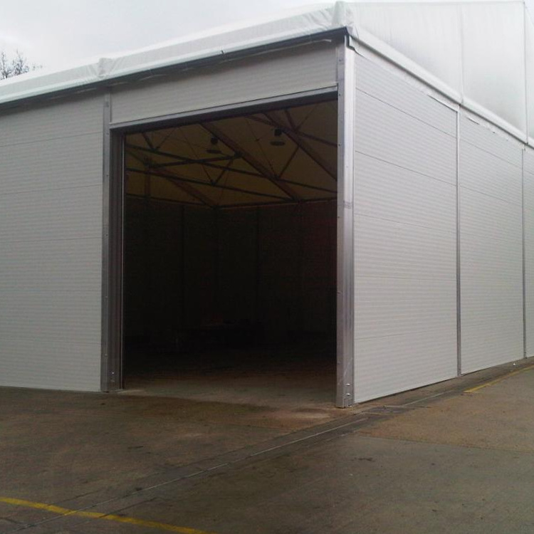 warehouse tent with sandwich panel and steel panels warehouse tent with abs hard walls