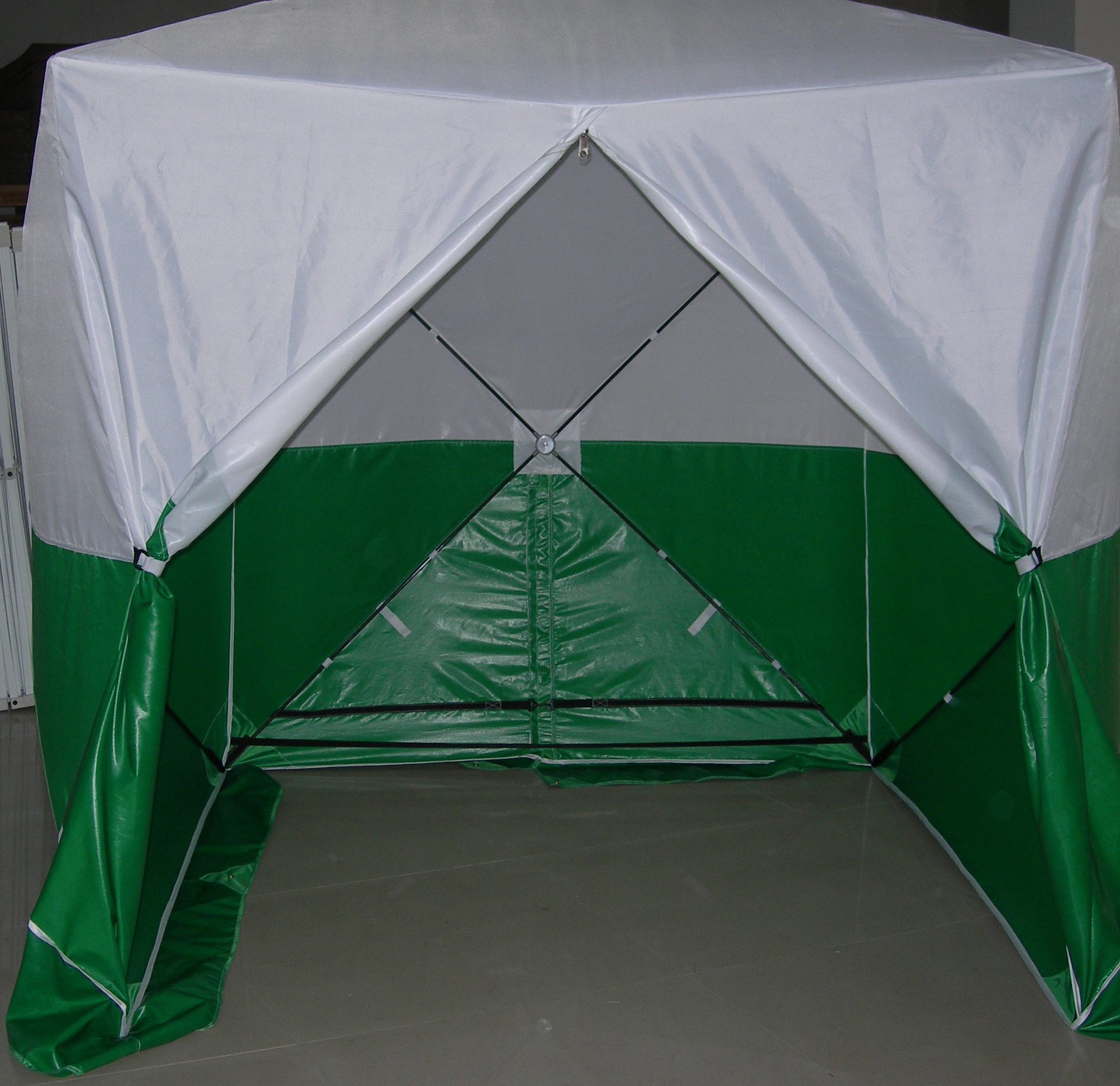 2.2x2.2m yellow white pop up work tent for sale