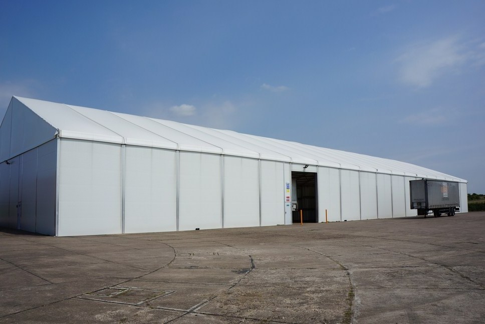 warehouse tent with sandwich panel and steel panels warehouse tent with abs hard walls