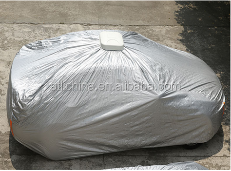 Hot Selling Waterproof PEVA  PP Cotton Automatic Car Cover with Different Size