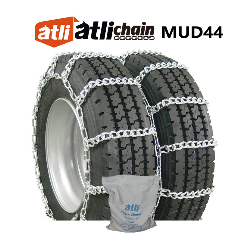 Atlichain Quality Chain Ladder Type Zinc Plated 24'S Single Mud Service Truck Chains