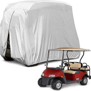 4 Passenger 400D Waterproof Sunproof Golf cart Cover roof 80" L, fits EZ GO, Club car and Yamaha, dustproof and Durable