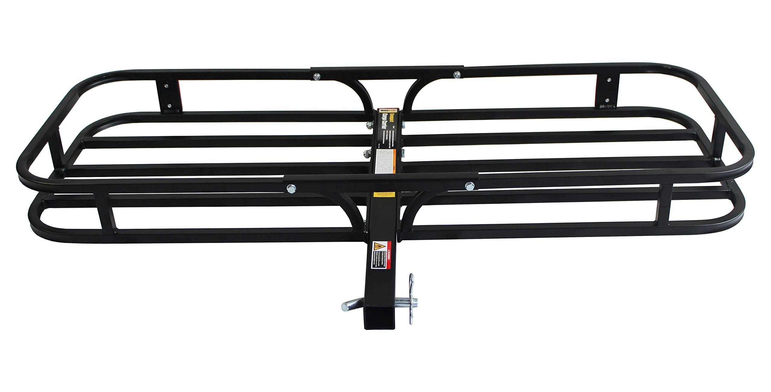 ATLIRACK Cargo Carrier - Trailer Hitch Mount Steel Cargo Carrier With High Side Rails For RV's, Trucks, SUV'S  Vans, Cars