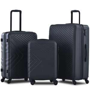 Wholesale trolley case travel suitcase spinner wheel boarding luggage case