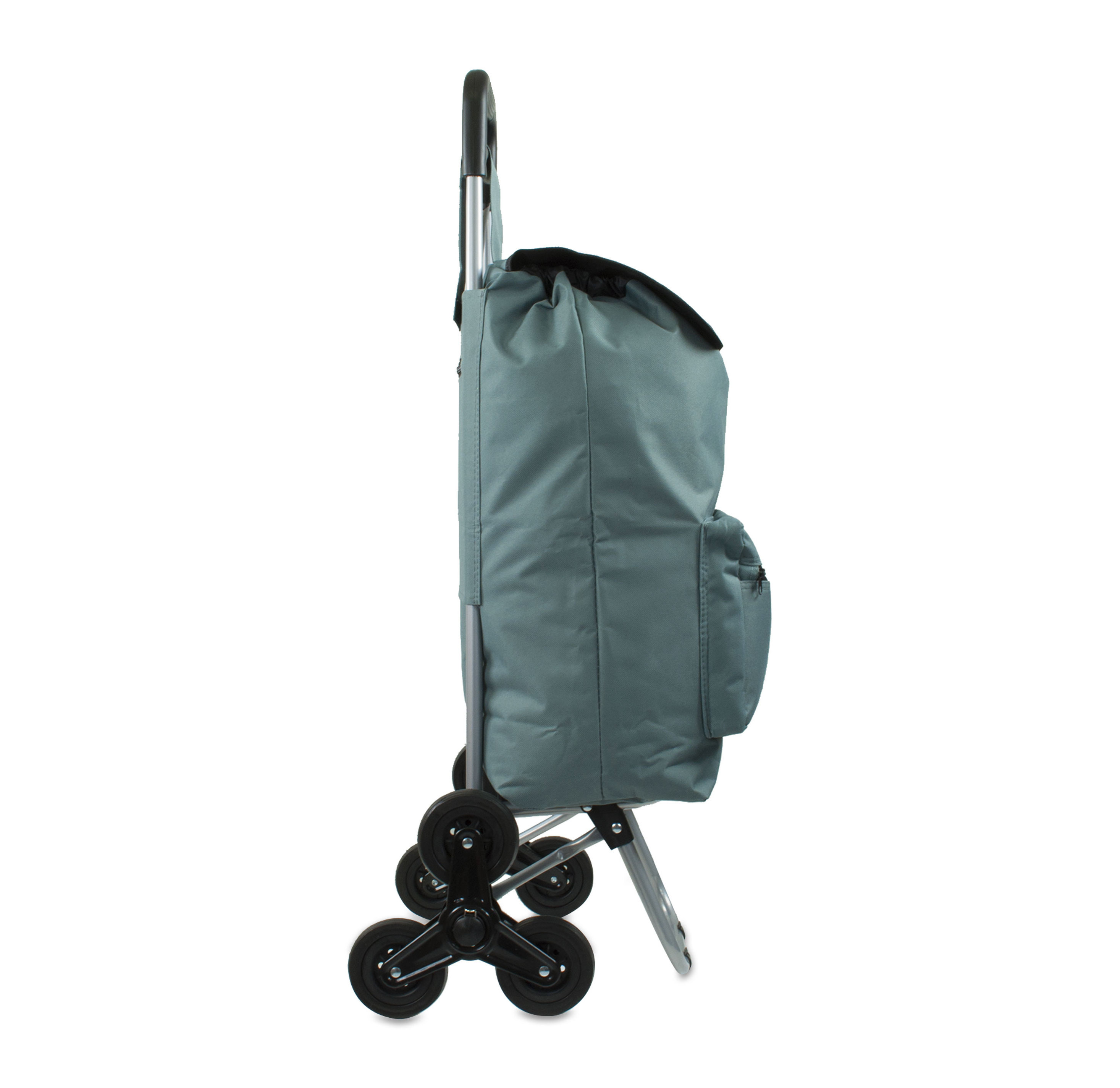 High quality foldable shopping trolley bags portable customized supermarket 6 wheels climbing shopping cart