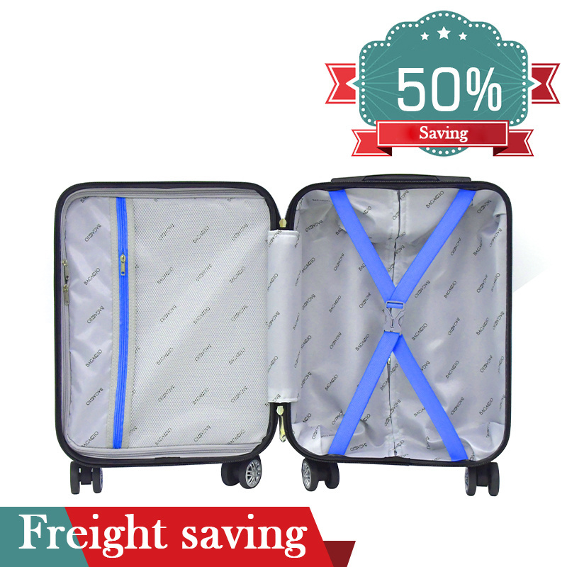 Freight Saving New Design ABS Material Hard Case  Customized Travel Suitcase Luggage With Removable Wheel