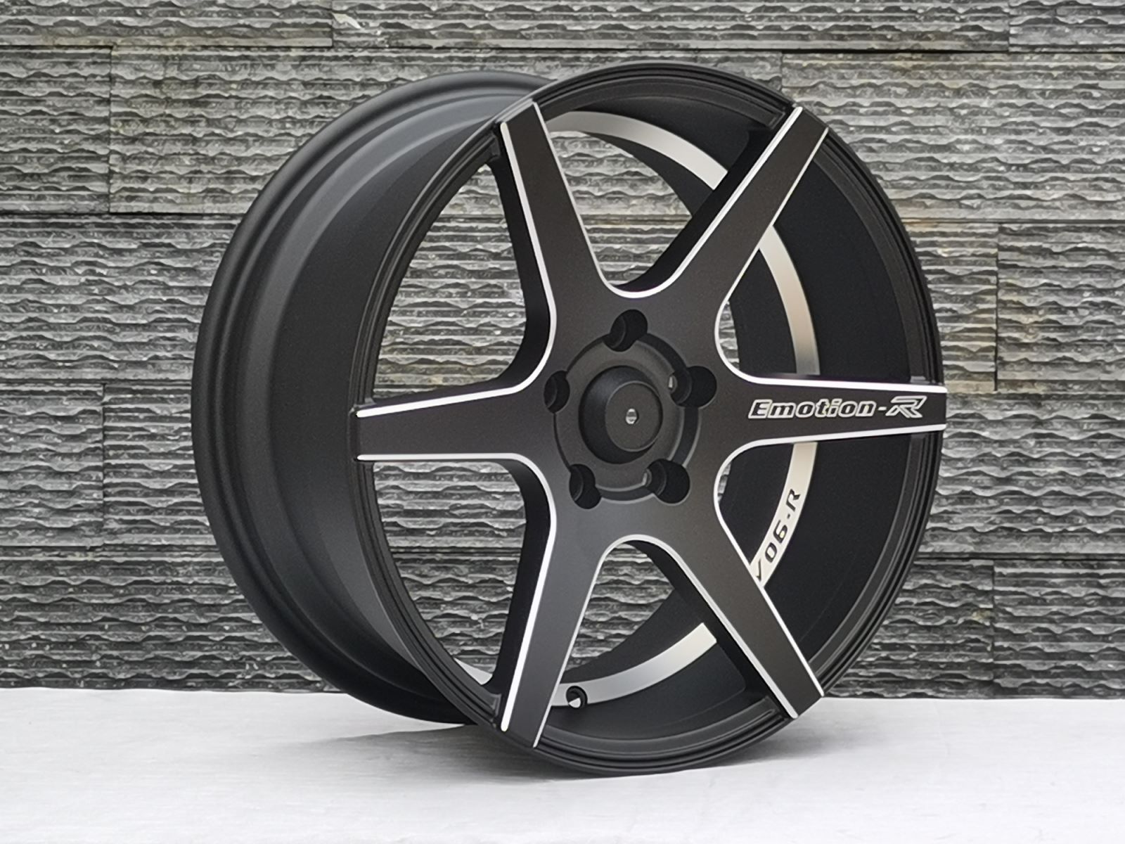 DX018 Hyper black 18inch nice design 5x100 5x114  alloy rim wheels for car