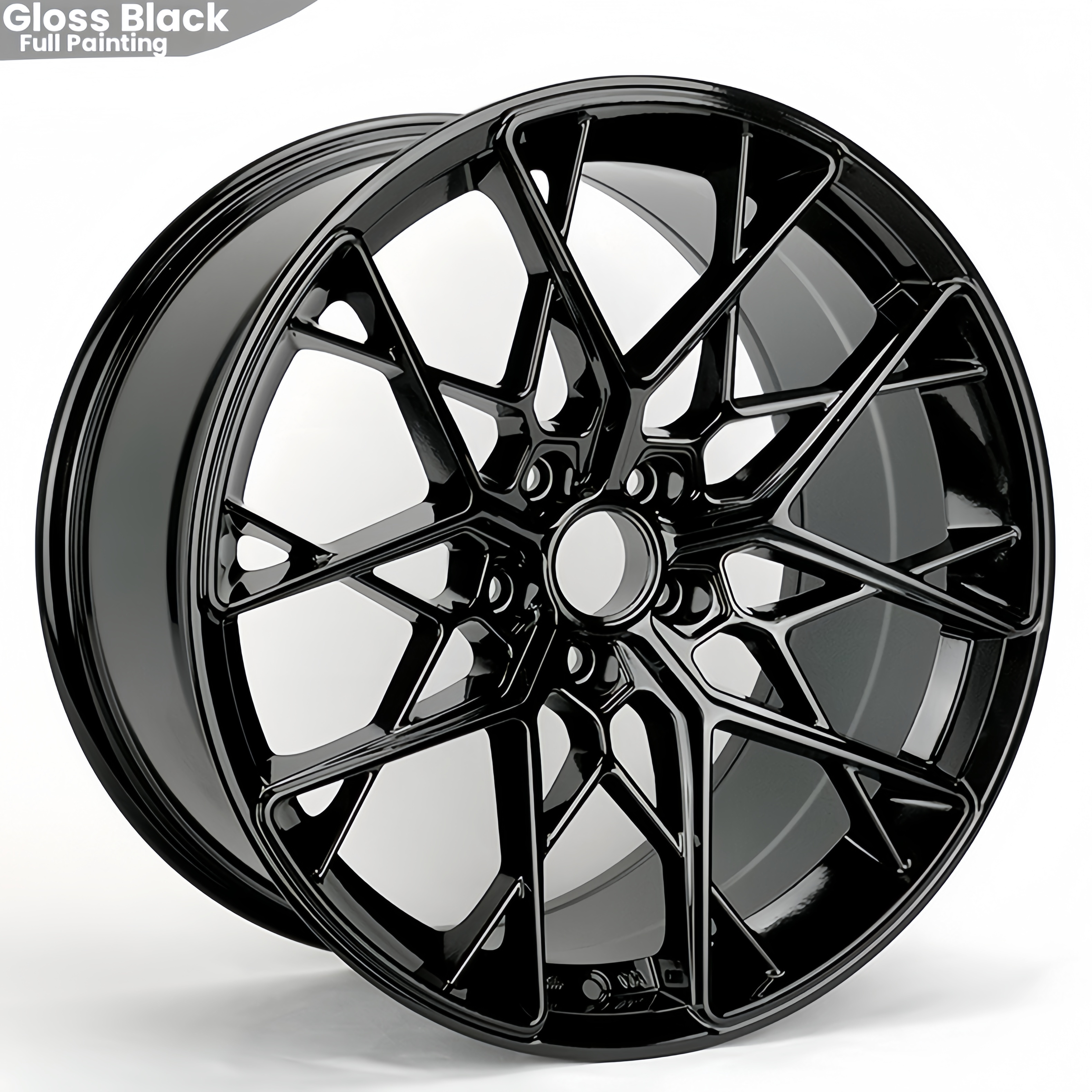 Gloss Black 19 inch 5*114.3 5X120 5X112 PCD Sport Racing Casting Alloy Car Rims Passenger Car Wheels for Honda Civic BMW Toyota