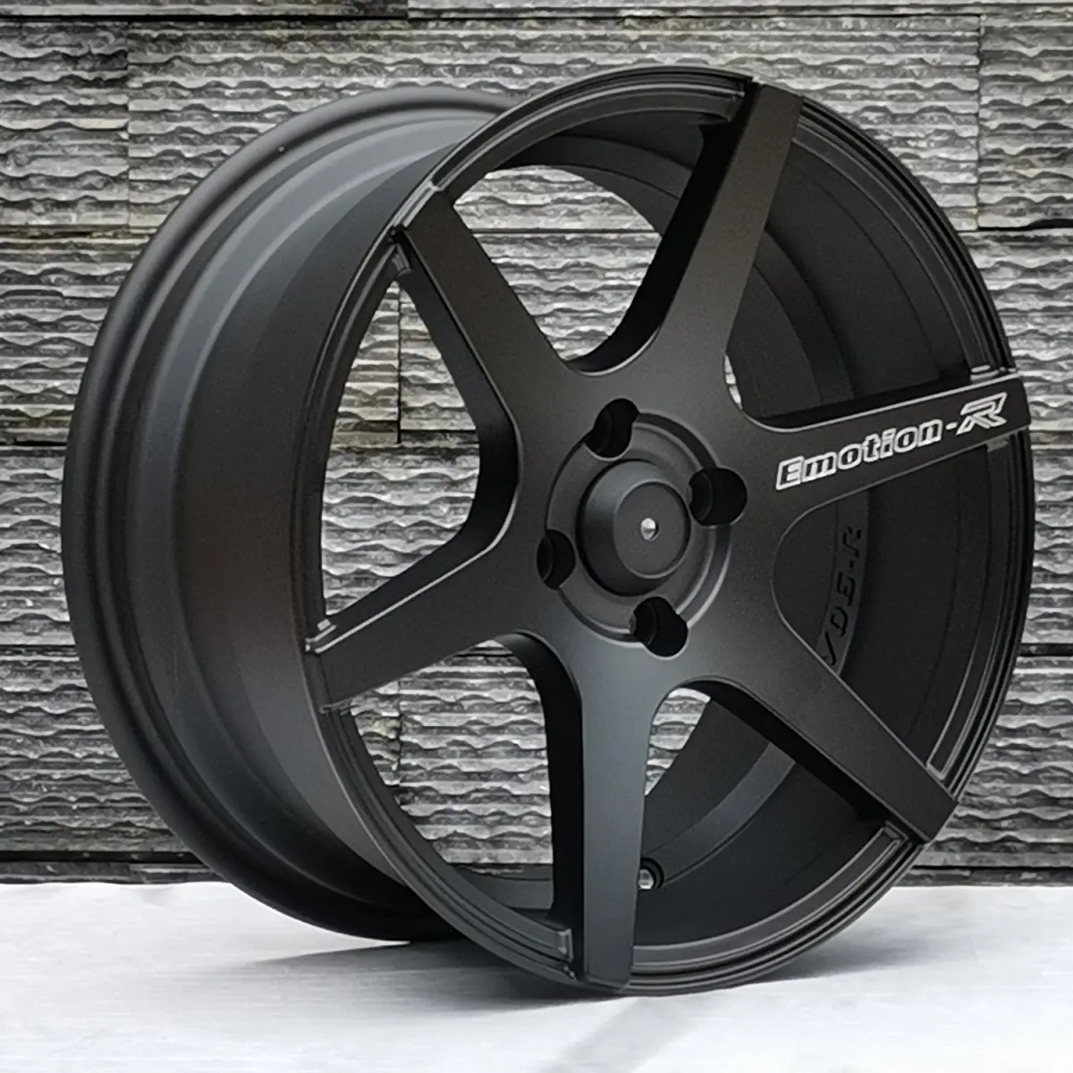 DX018 Hyper black 18inch nice design 5x100 5x114  alloy rim wheels for car