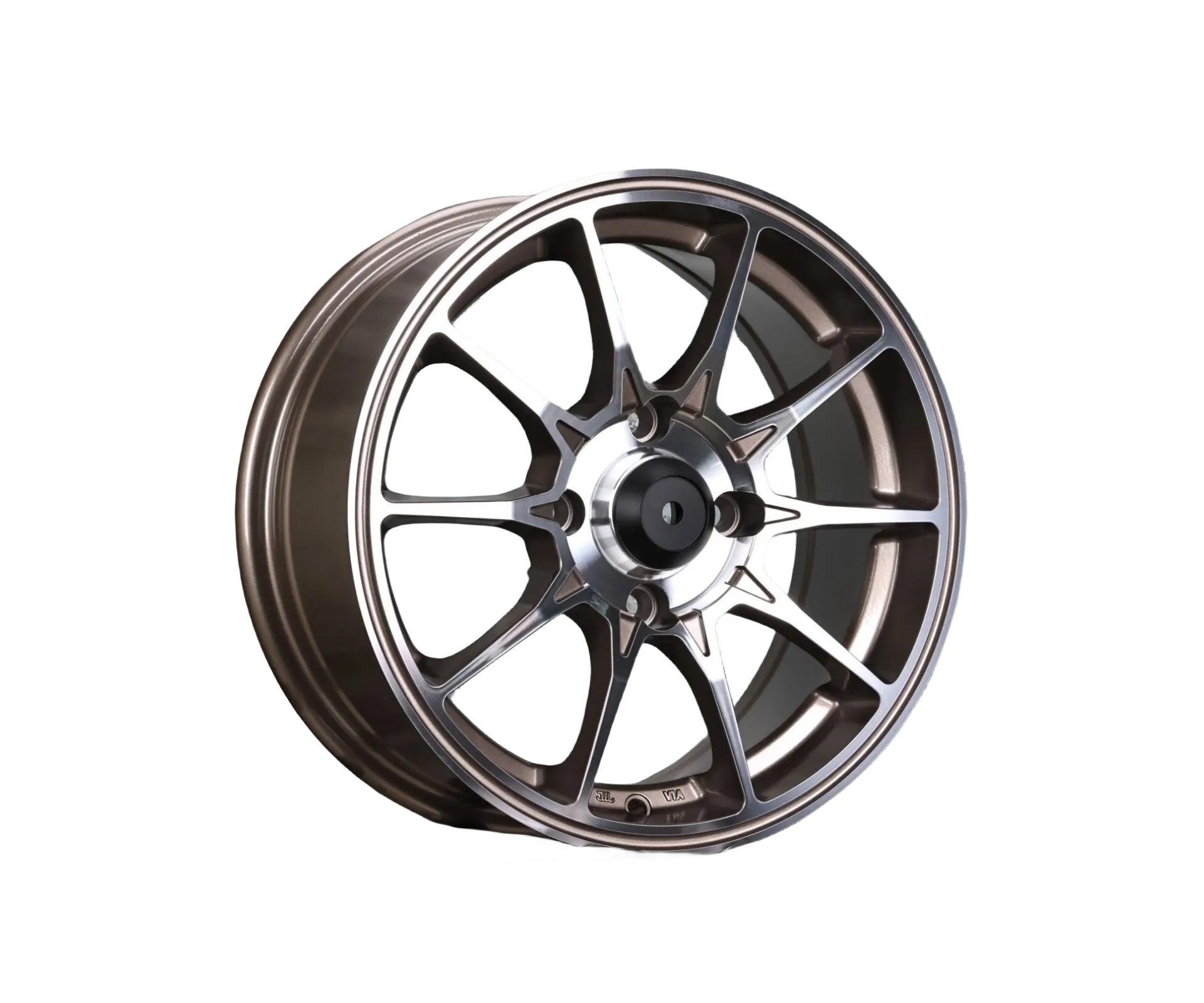 15 Inch 15x6.5 4x114.3 4x100 Popular New Design Casting Alloy Wheels Rims For Passenger Car Qualified With Jwl/via Certificate