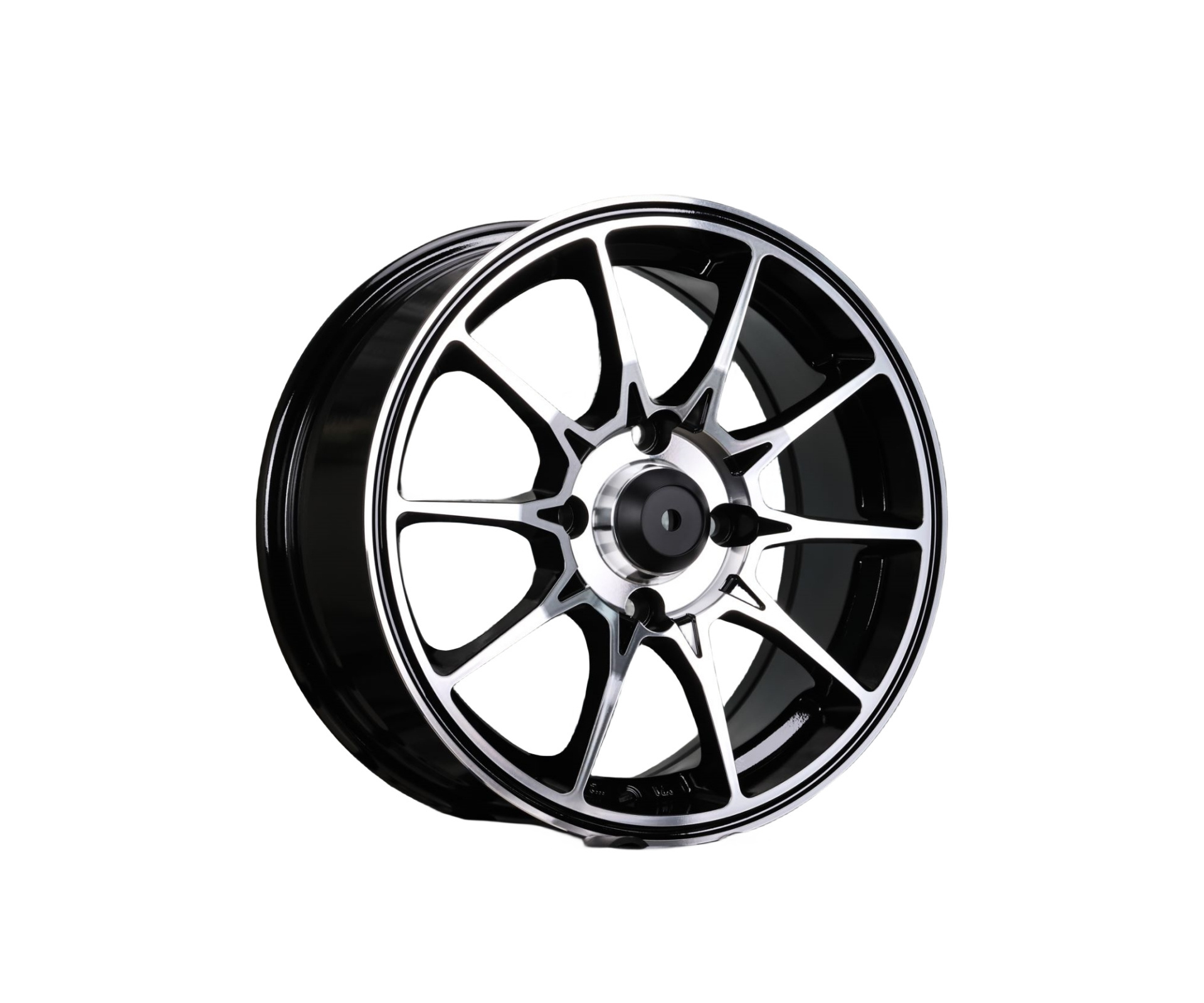 15 Inch 15x6.5 4x114.3 4x100 Popular New Design Casting Alloy Wheels Rims For Passenger Car Qualified With Jwl/via Certificate