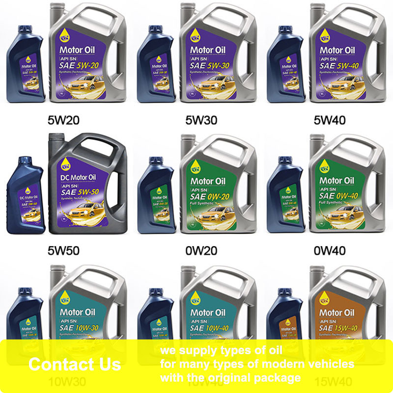 Automotive Lubricants Manufacturing Plant Supply Engine Oil Private Label Original Lubricants 5W20 5W30 Motor Oil