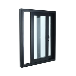 Florida miami dade hurricane approved windows black aluminum sliding window