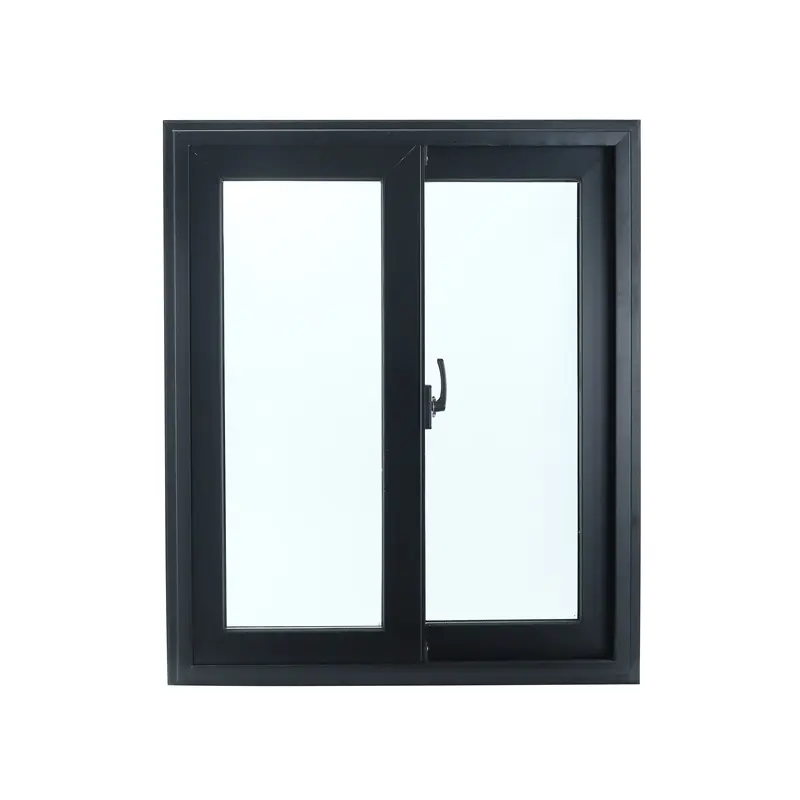 Florida miami dade hurricane approved windows black aluminum sliding window