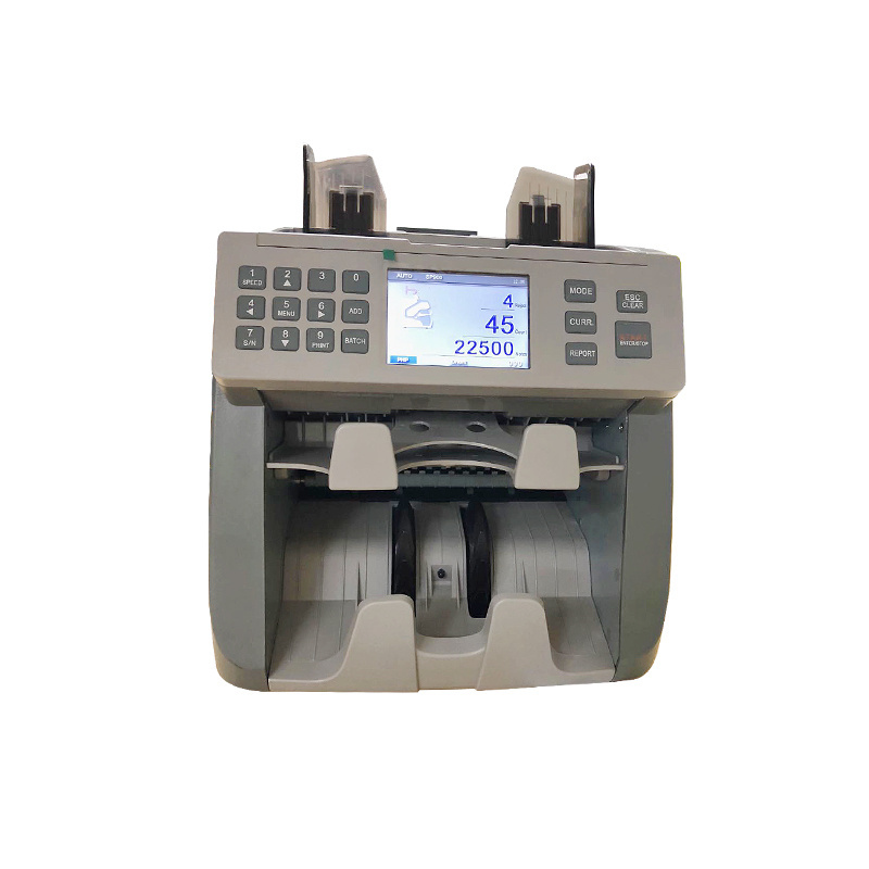 2 pocket 3 pocket welcomed money sorter  USD, EUR, GBP, CAD, MXN  mixed bill cash counter currency separator machine EZ2800